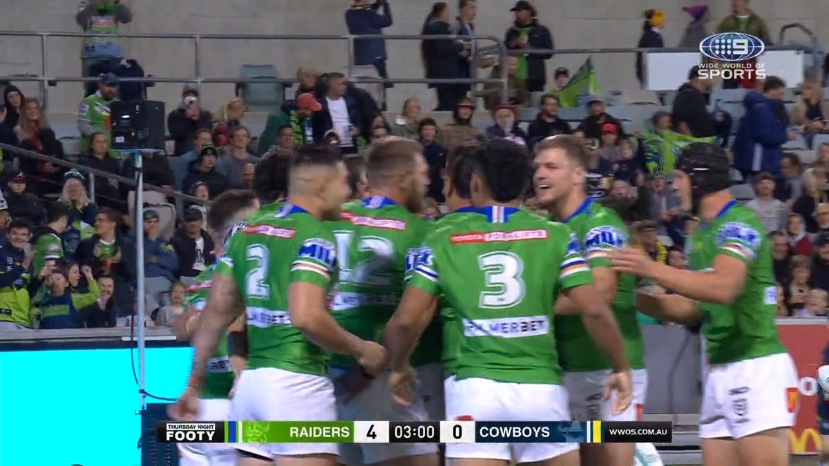 NRL 2022: Canberra Raiders blow another lead, choke against the North  Queensland Cowboys, score