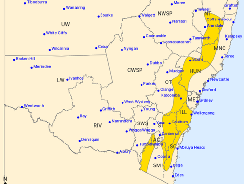 Costa de NSW 