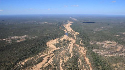 The Tate River during the dry season.