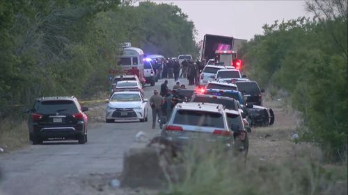 At least 42 migrants found dead in truck in San Antonio, Texas.