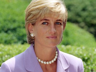 Princess Diana at the Red Cross Headquarters in Washington in 1997.