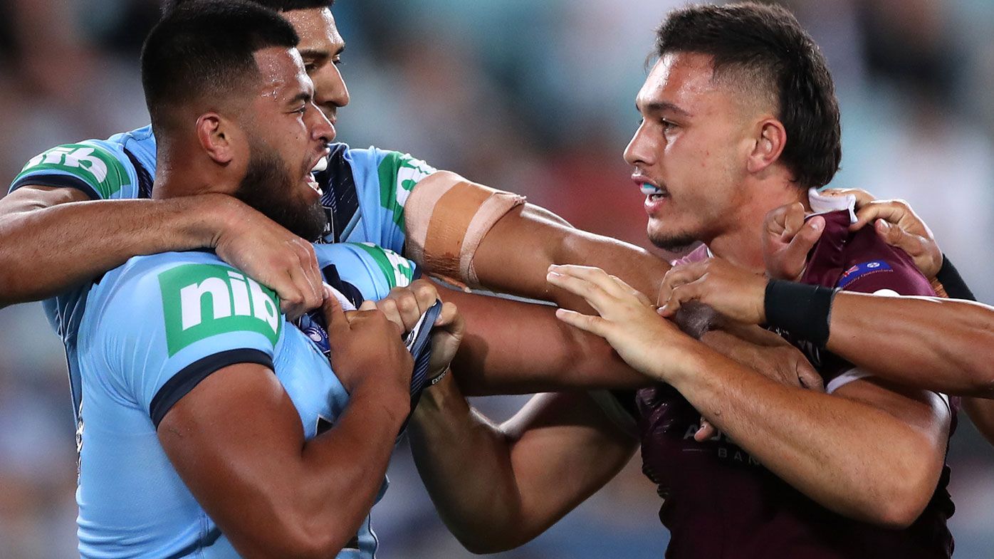 'Riding on my coat-tail': Blues Payne Haas hits back at Fa'asuamaleaui claim after Origin biff