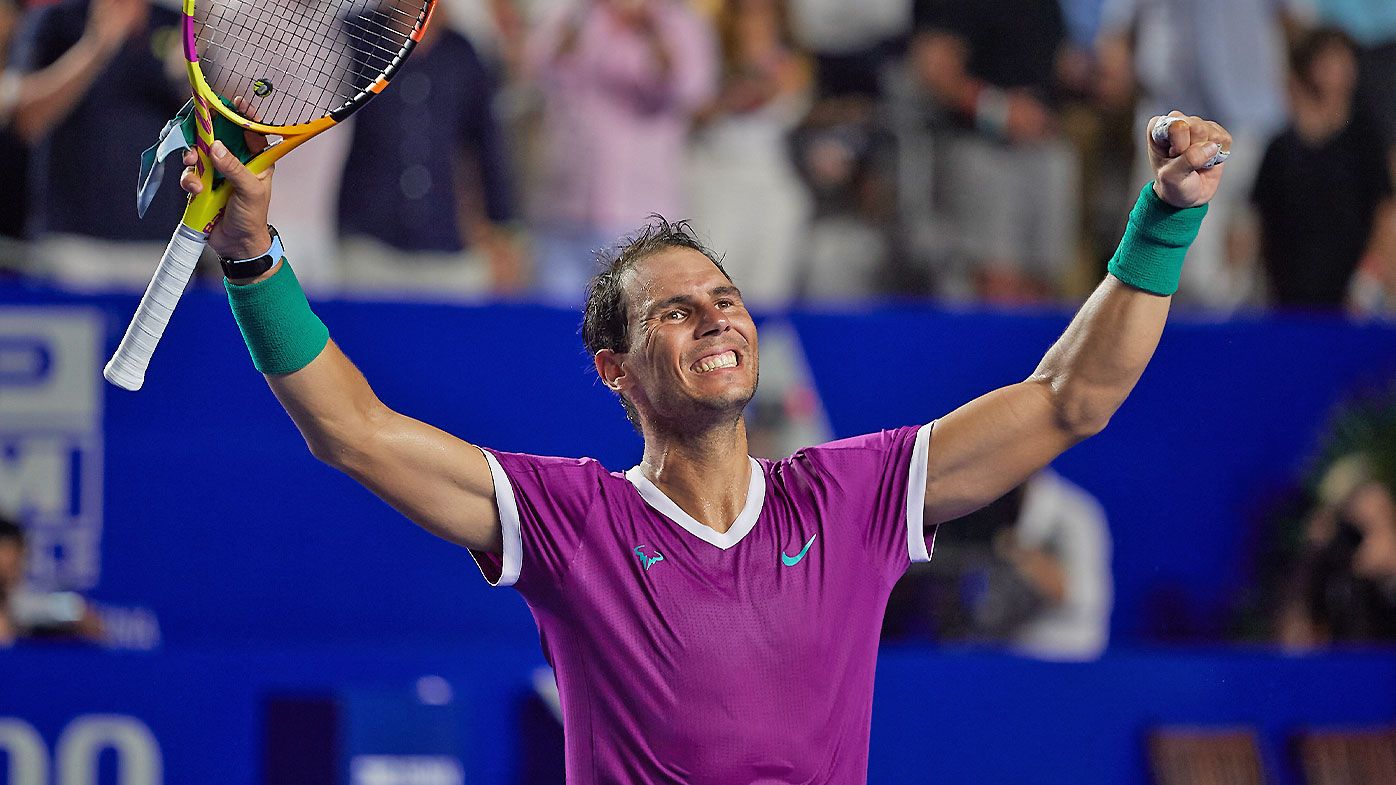 Rafael Nadal through to Mexican Open final after straight-sets win over Daniil Medvedev