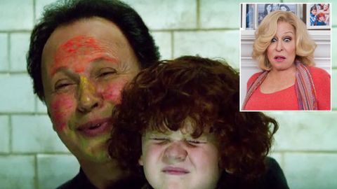 Too-cute: Billy Crystal helps kid do a number two in Parental Guidance - and Bette Midler's looking youthful!