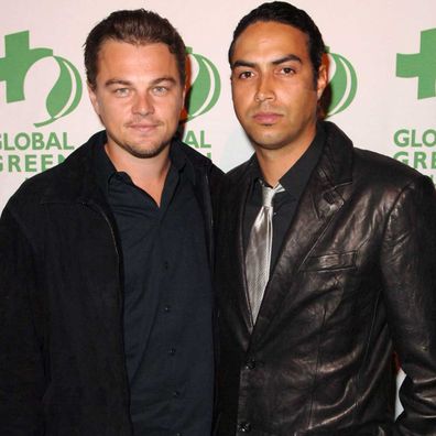 Leonardo DiCaprio with Jonah Johnson in 2007.