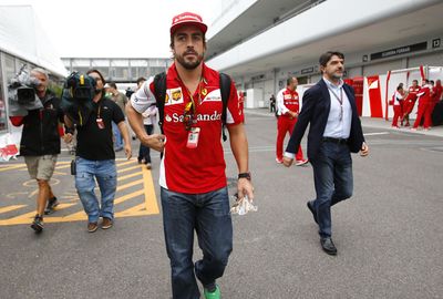 <b>Formula One driver Fernando Alonso's salary is set to jump, with current team Ferrari hoping to ward off interest from rivals McLaren Mercedes.</b><br/><br/>The Italian giants have begun contract talks with the Spaniard after rumours emerged that McLaren were preparing a $75 million deal to lure Alonso.<br/><br/>However, it is believed Ferrari are willing to top up Alonso’s current contract to the tune of $45 million to keep their star.<br/><br/>No matter what, Alonso is set to dominate Formula One’s rich list …<br/>