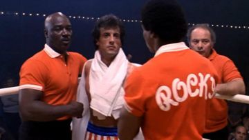Tony Burton (left) played Rocky Balboa's trainer in several films in the franchise.