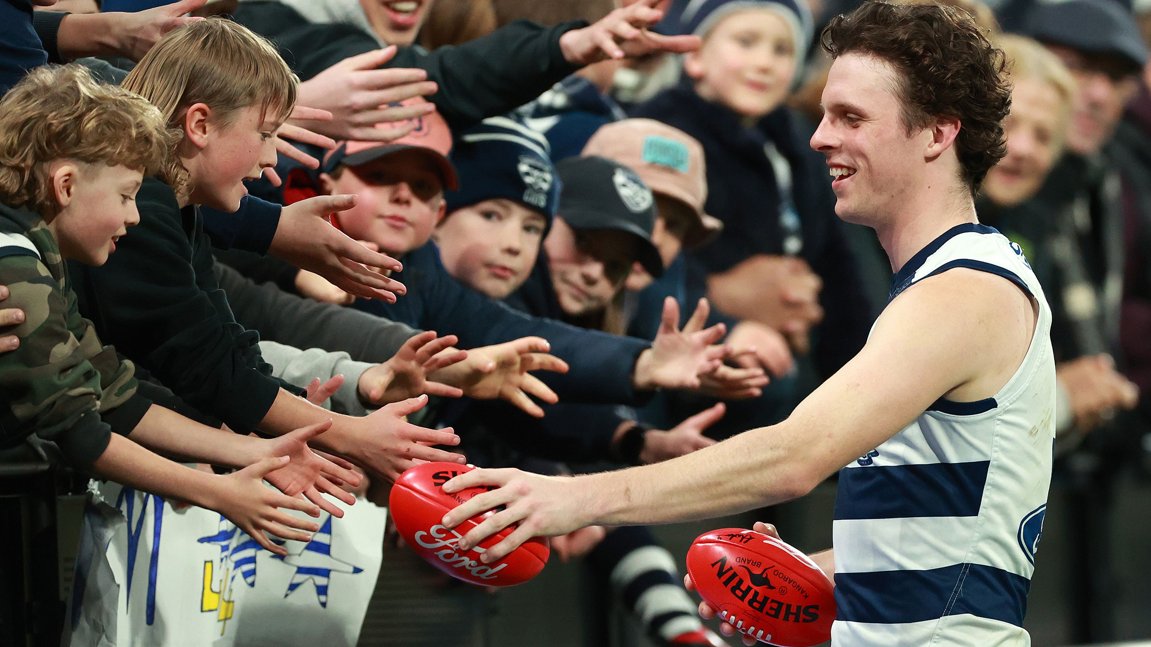 Cats young gun Max Holmes snubs huge offers from rivals to commit to Geelong