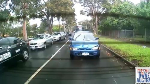 The moment before impact. (Dash Cam Owners Australia)