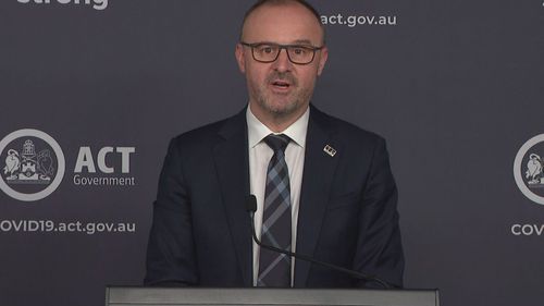 Chief Minister Andrew Barr 