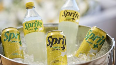 Coca-Cola's new Sprite+ range of drinks.