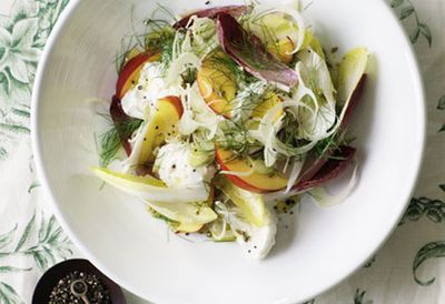 <a href=" /recipes/icheese/8298723/buffalo-mozzarella-with-nectarine-witlof-and-champagne-dressing " target="_top">Buffalo mozzarella with nectarine, witlof and Champagne dressing<br>
</a>