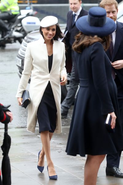 Princess-in-waiting, Meghan Markle, has already put her
sartorial stamp on the royal wardrobe before she’s even walked down the aisle.<br>
<br>
The former <em>Suits</em> star’s penchant for a monochrome palette,
tailored separates and tonal looks has seen her cultivate a sleeker, edgier
aesthetic than her future sister-in-law. <br>
<br>
Point in case, for her first official public event with The
Queen yesterday, the 36-year-old turned to a pristine winter white coat from
Amanda Wakeley, a British designer favoured by the late Princess Diana. <br>
<br>
The clean lines of the jacket fitted her frame like a glove
and proved that cooler weather doesn’t always call for outerwear in dark hues.<br>
<br>
While the world waits to see which British designer the
actress turns to for her May 19 wedding to Prince Harry, we’re far more
interested in taking notes from her winter style file.<br>
<br>
Even without a castle-sized budget and a prince to
accessorise your autumn look, you can still emulate the future royal’s
impeccable style with our selection of ten princess-approved jackets.<br>