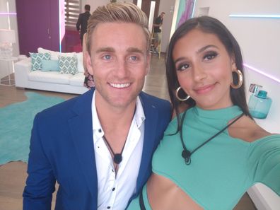 Josh Moss and Amelia Marni from Love Island Australia