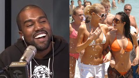 Kanye: 'I fell in love with Kim when I saw her in Australia'