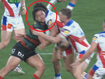 Brutal hit leads to nightmare debut despite Knights win