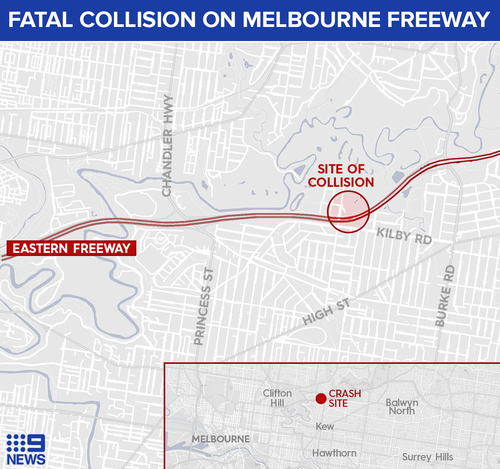 Map of the crash site.