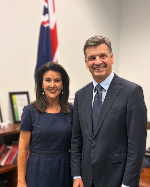 Angus Taylor and Jane Hume