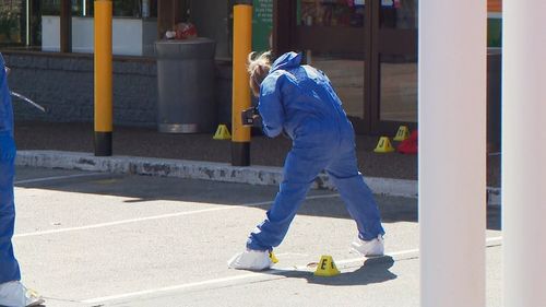 Police at the scene on the NSW Central Coast.