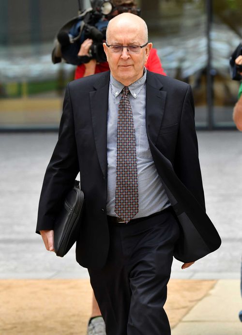 Psychiatrist Dr Donald Grant at the Brisbane Supreme Court after he gave evidence about Alex McEwan's current state of mind. (Image: AAP)