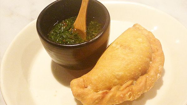 Golden Argentinean beef empanadas