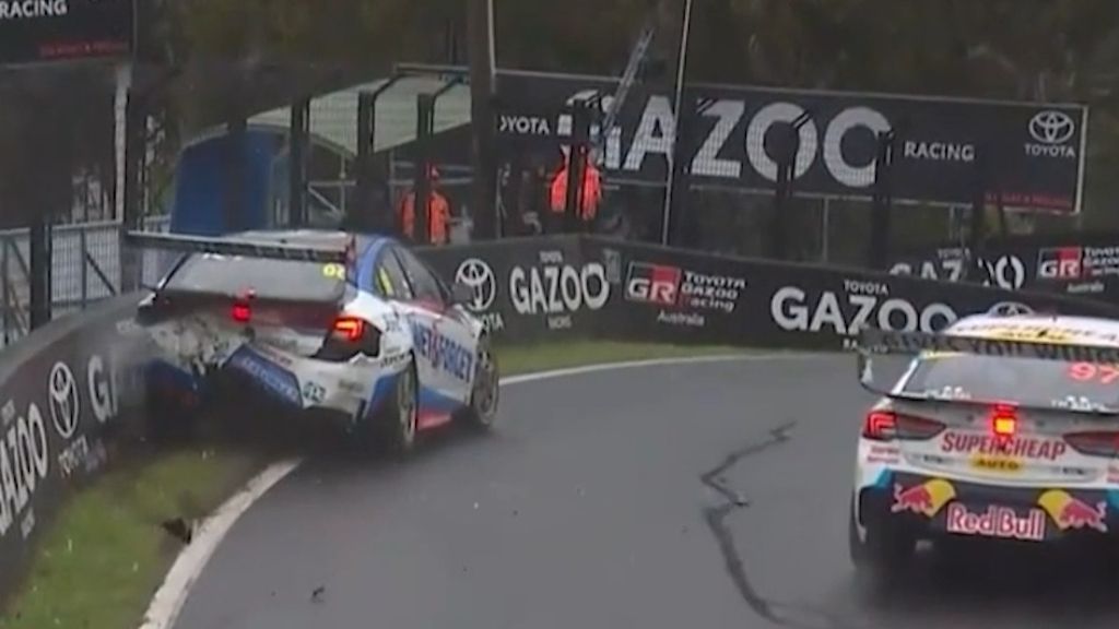 Shane van Gisbergen slapped with three-place grid penalty for qualifying crash