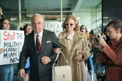 Julia Roberts as Watergate whistleblower Martha Mitchell in the brand new series Gaslit.