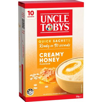 Uncle Toby's Quick Sachet Creamy Honey