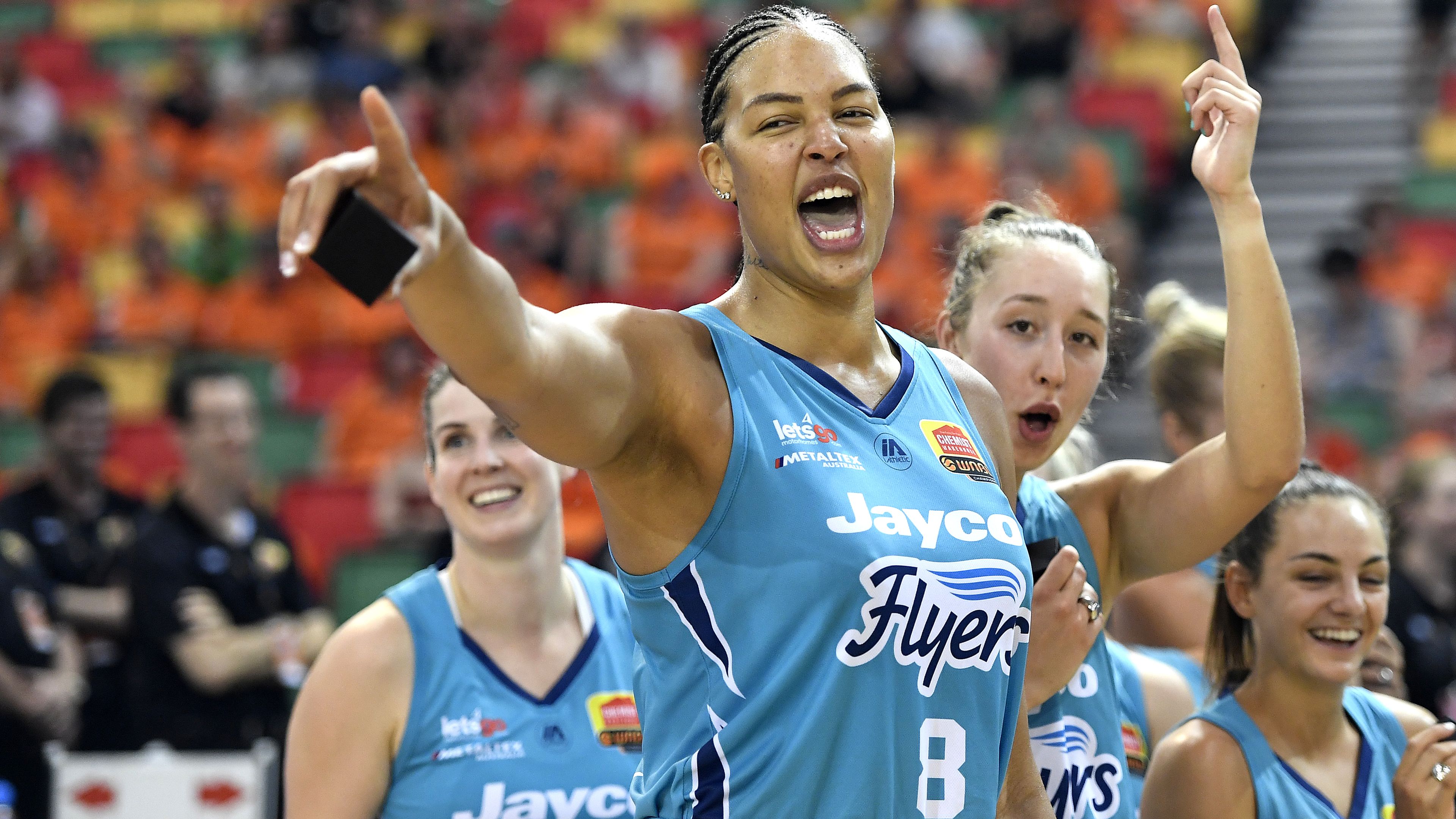 Liz Cambage and Jenna O'Hea are WNBL champions again - this time for the Southside Flyers