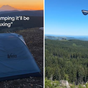 Couple's camping trip takes a turn when tent flies into the air