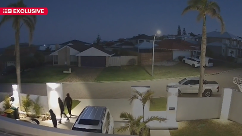 Intruders approach an Ocean Reef home