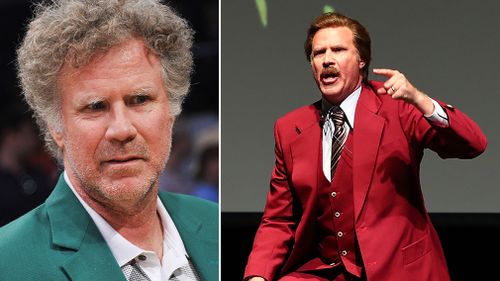 Will Ferrell was attending a “Funny Or Die” event as “Anchorman” character Ron Burgundy in Oceanside, California prior to the accident. (Getty)