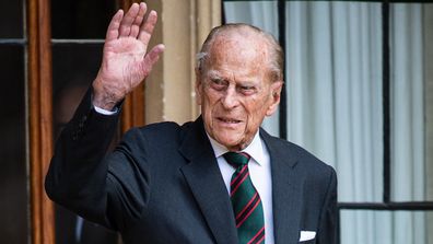 Prince Philip during the transfer of the Colonel-in-Chief of The Rifles at Windsor Castle.