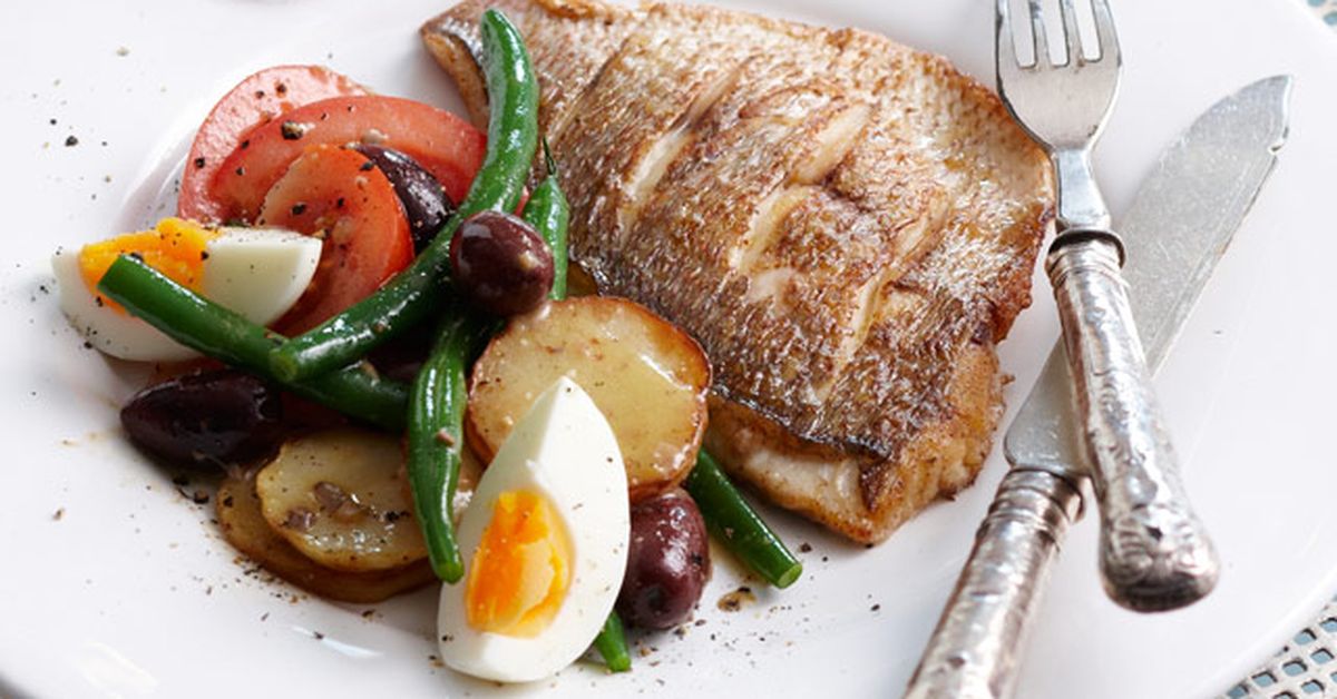 Grilled snapper nicoise - 9Kitchen