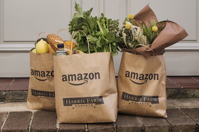 Amazon Australia Harris Farm Markets grocery delivery partnership
