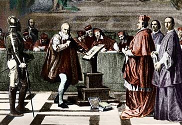 When was Galileo Galilei tried for heresy by the Roman Inquisition?