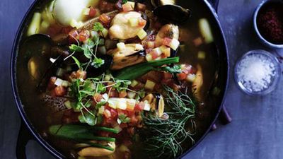 French-inspired fish soup