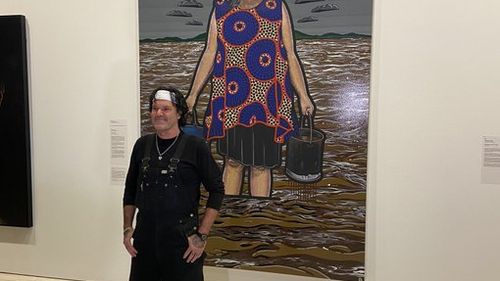 Blak Douglas wins 2022 Archibald Prize.