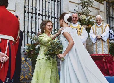 They were married at Don Fernando's parent's 18th century family estate, Liria Palace in Madrid.