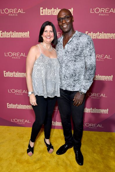Stephanie Reddick and Lance Reddick attend the 2019 Pre-Emmy Party hosted by Entertainment Weekly and LOreal Paris at Sunset Tower Hotel in Los Angeles on Friday, September 20, 2019.