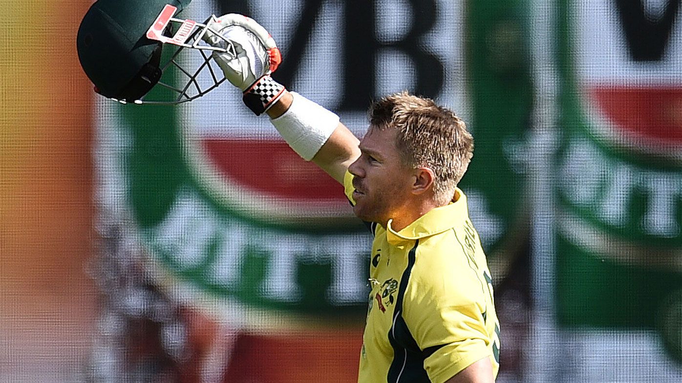 Warner joins elite company with seventh ODI century of 2016