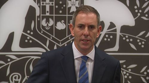 Treasurer Jim Chalmers addresses the media after March inflation figures