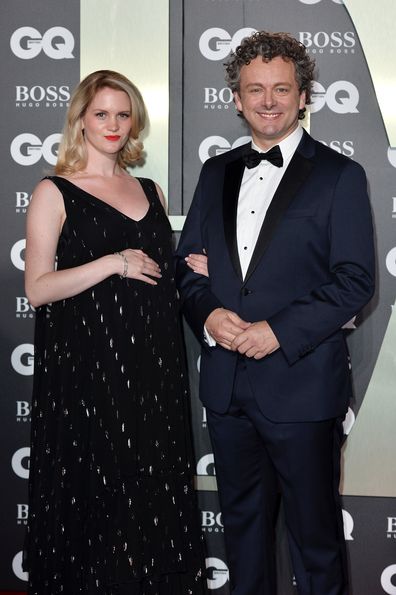 Anna Lundberg and Michael Sheen  attend the GQ Men of the Year Awards 2019