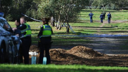 Police have cordoned off a large area of Royal Park as they investigate.