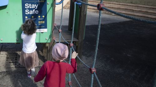 Children at a Sydney playground 