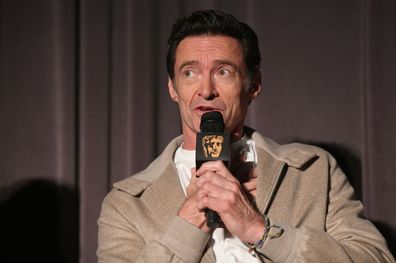 LOS ANGELES, CALIFORNIA - DECEMBER 07: Hugh Jackman attend the "Song Sung Blue" BAFTA Screening at DGA Theater Complex on December 07, 2025 in Los Angeles, California.  (Photo by Alberto E. Rodriguez/Getty Images for BAFTA)