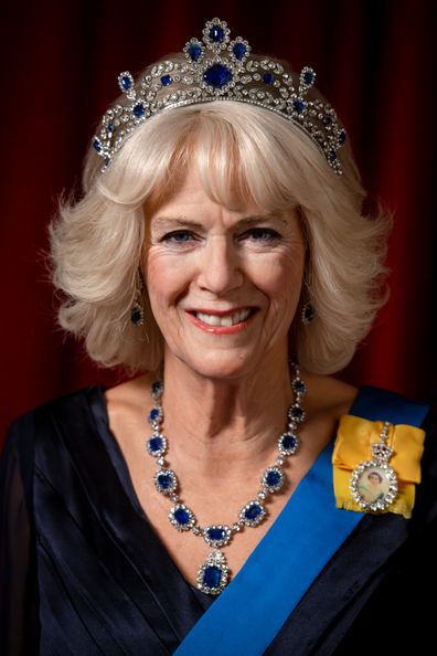 Madame Tussauds London unveils new figure of soon-to-be Queen Camilla, which will join King Charles III in the new The Royal Palace experience from Friday 28th April, as the attraction prepares to celebrate its eighth coronation.