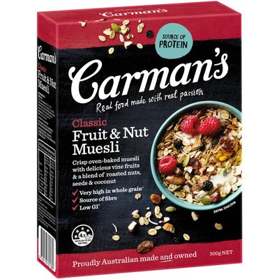 Carman's Classic Fruit and Nut Muesli