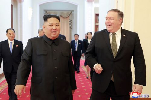 Kim Jong-un and Secretary of State Mike Pompeo had lunch and discussed future relations between the two countries.