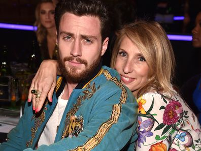 Sam and Aaron Taylor Johsnon attends the 2017 MTV Movie And TV Awards at The Shrine Auditorium on May 7, 2017 in Los Angeles, California.